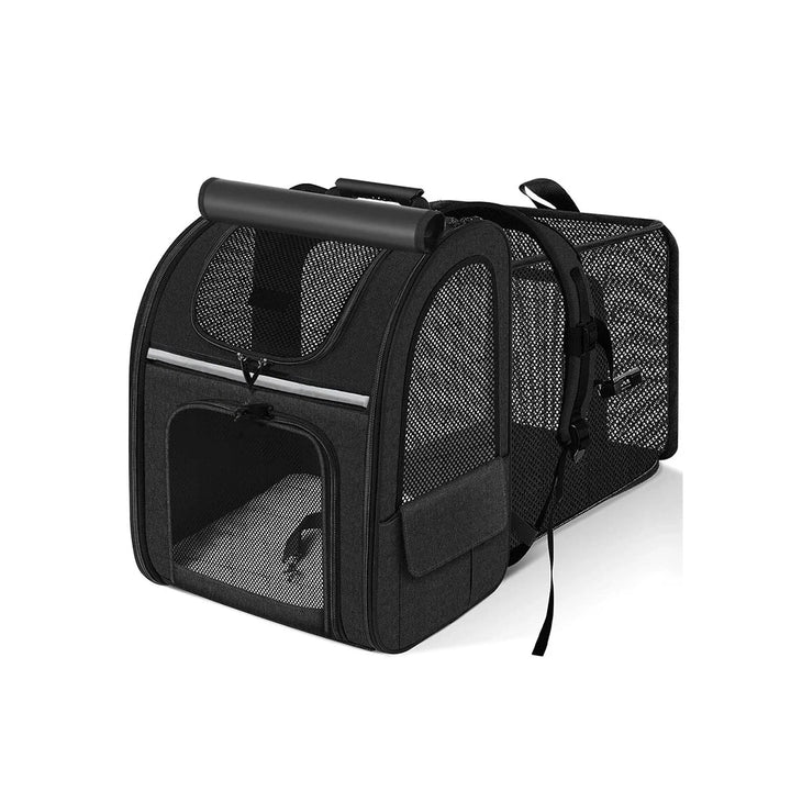 Expandable Cat Carrier Backpack with Breathable Mesh