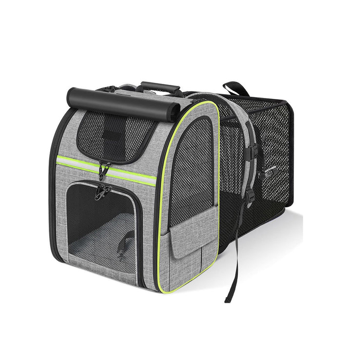 Expandable Cat Carrier Backpack with Breathable Mesh