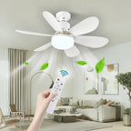 Ceiling Fan with LED Light and Remote Control