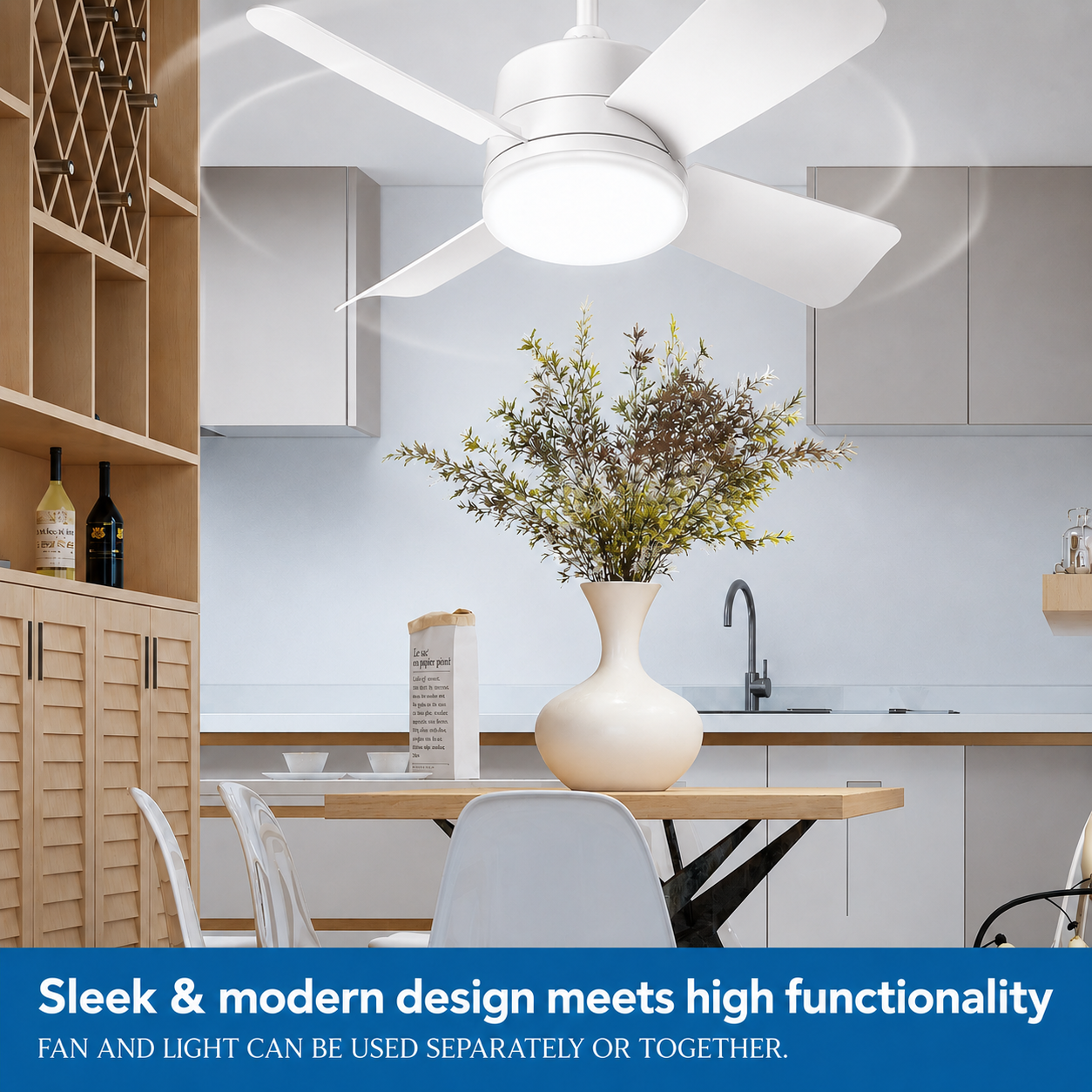 Ceiling Fan with Remote Control