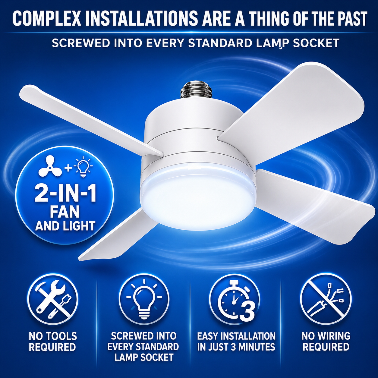 Ceiling Fan with Remote Control