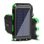 Solar Portable Power Bank Charger Mobile Phone Battery Pack