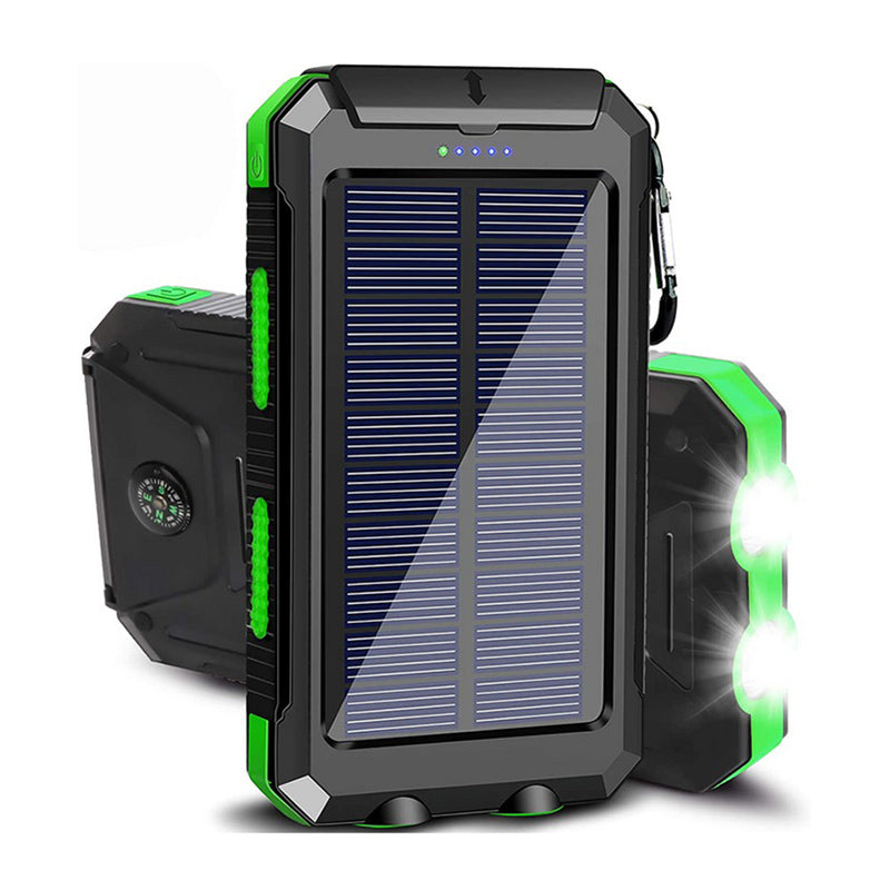 Solar Portable Power Bank Charger Mobile Phone Battery Pack