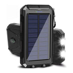 Solar Portable Power Bank Charger Mobile Phone Battery Pack