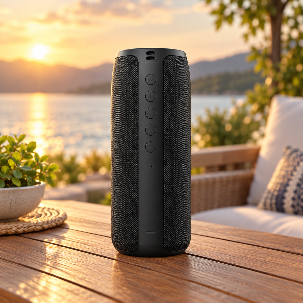 Waterproof Bluetooth Speaker Portable Wireless 360 Sound Compact