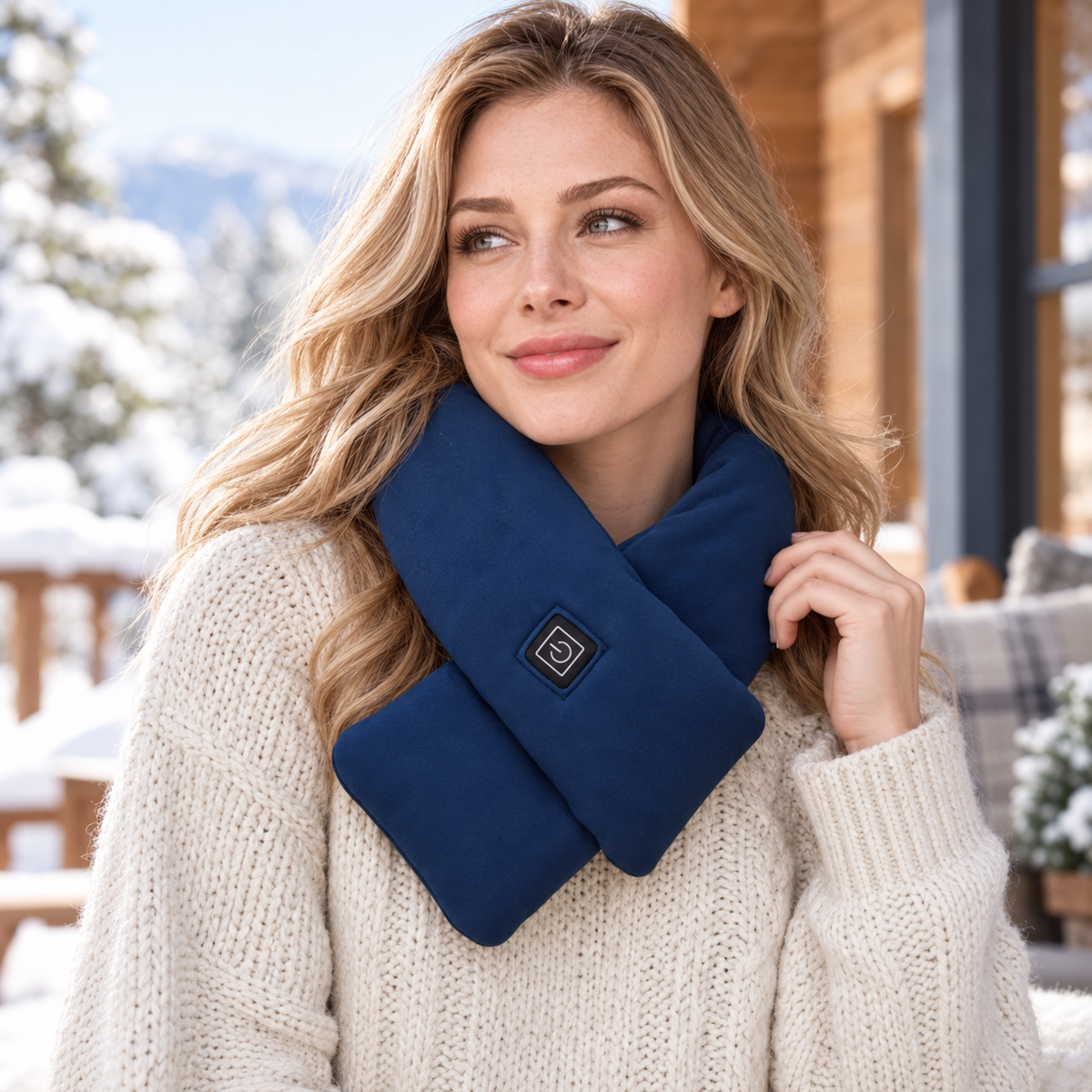 Heated Neck Wrap Rechargeable Heated Scarf for Winter Warmth