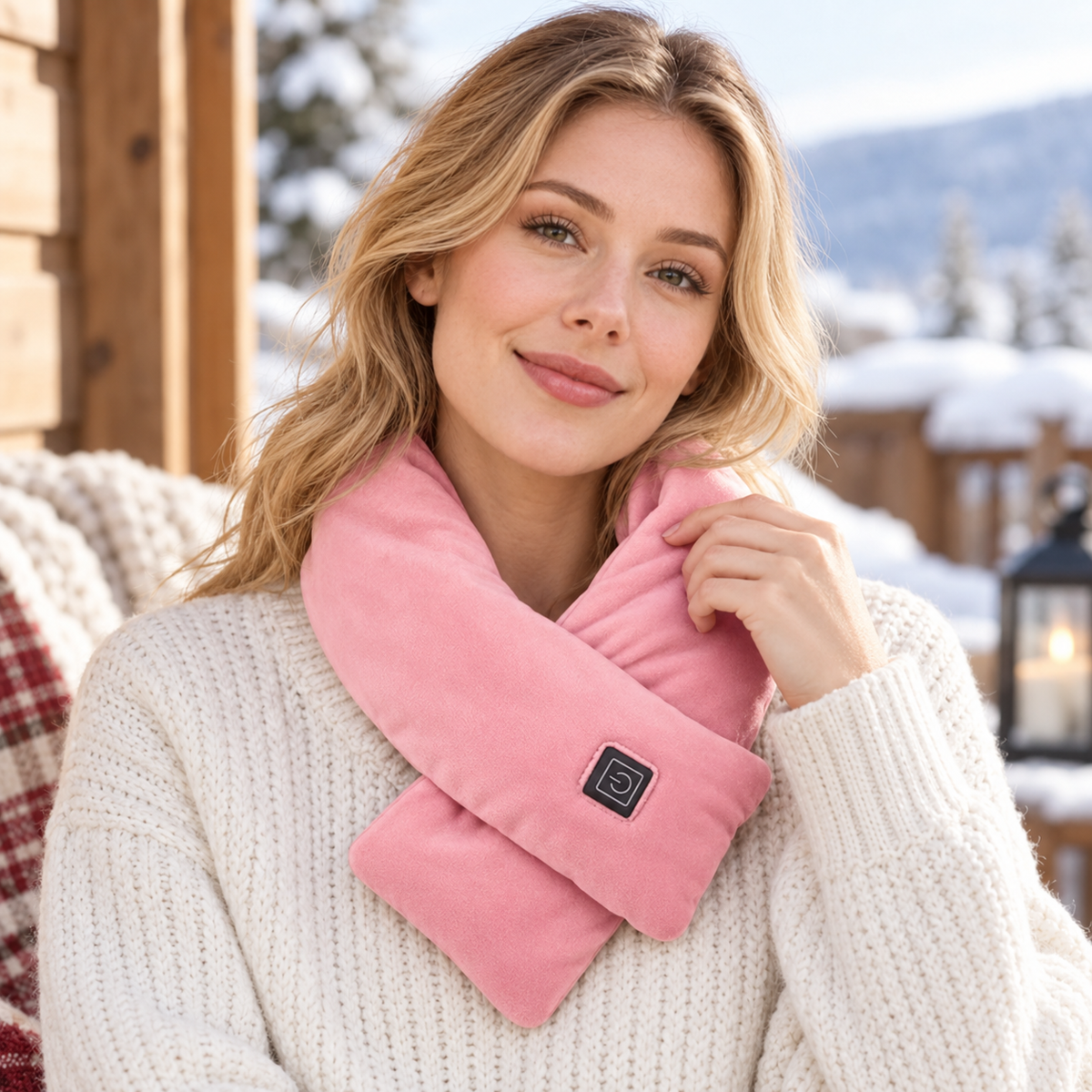 Heated Neck Wrap Rechargeable Heated Scarf for Winter Warmth