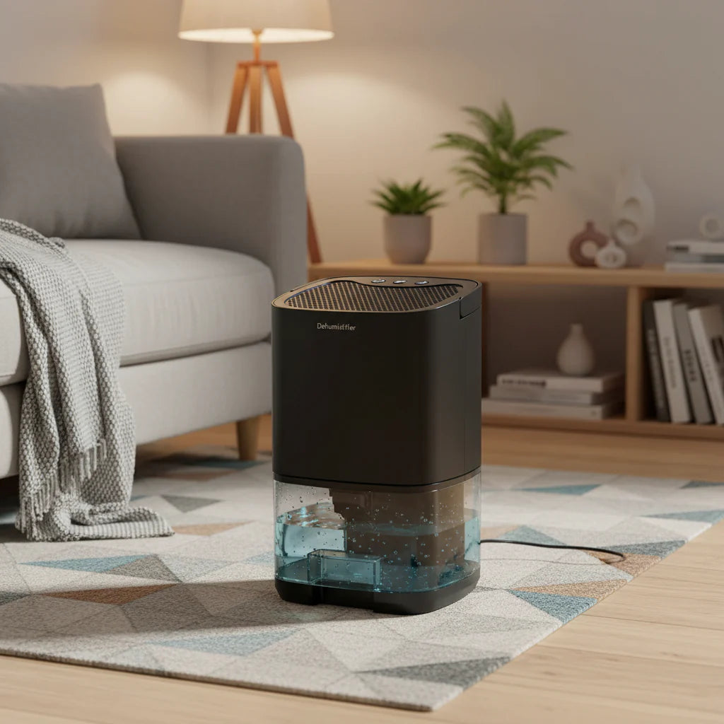 Compact Portable Dehumidifier for Bedroom Office Home Use