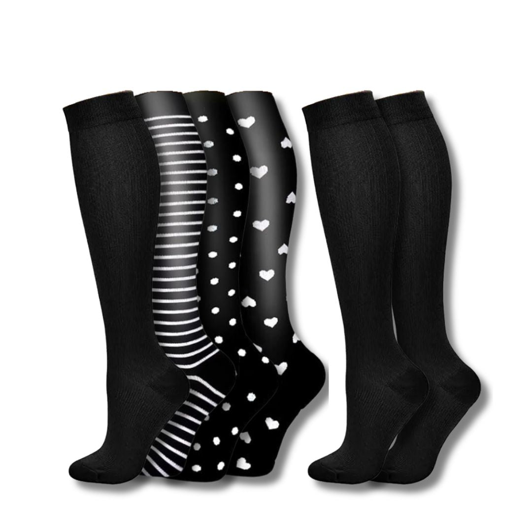 Compression Knee High Socks for Sports and Travel