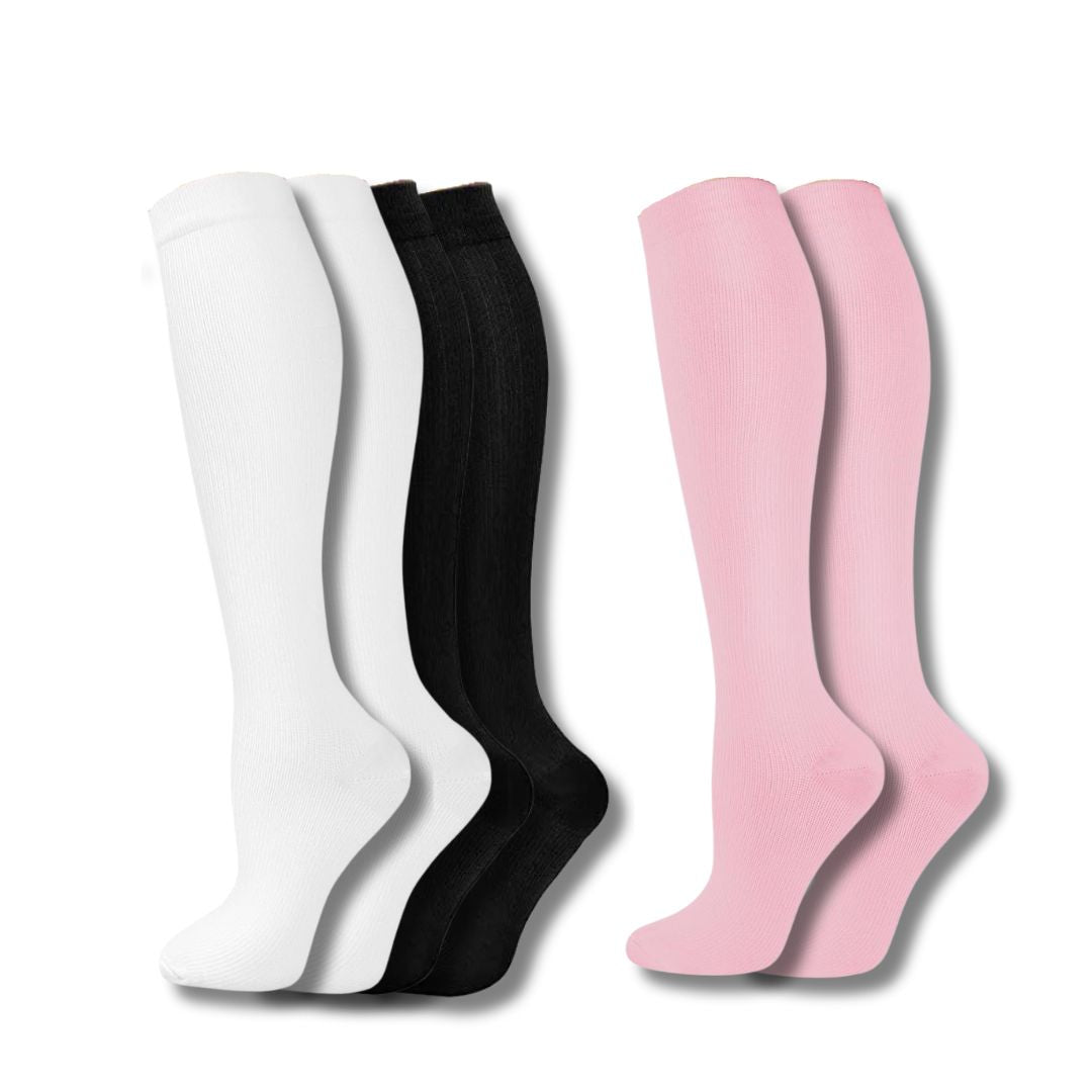 Compression Knee High Socks for Sports and Travel