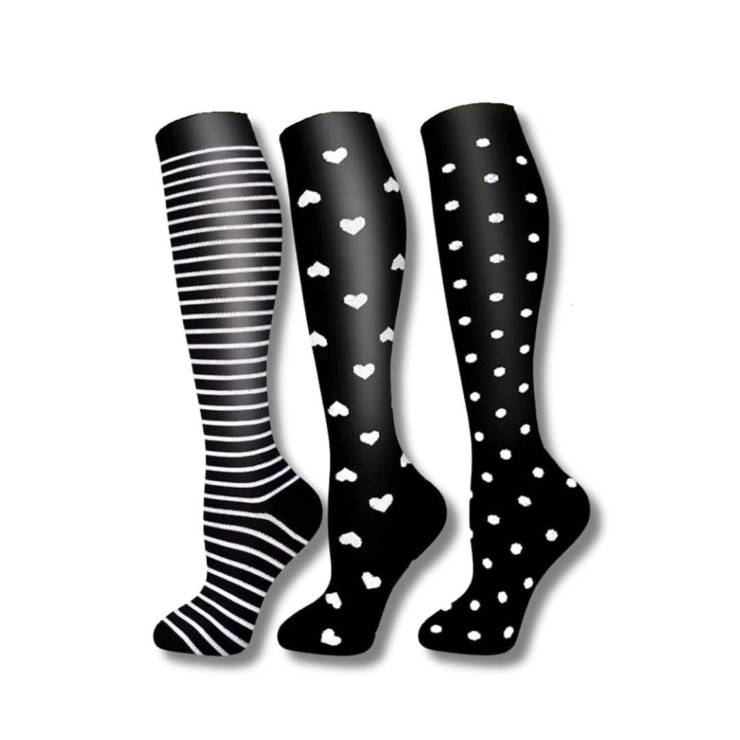 Compression Knee High Socks for Sports and Travel