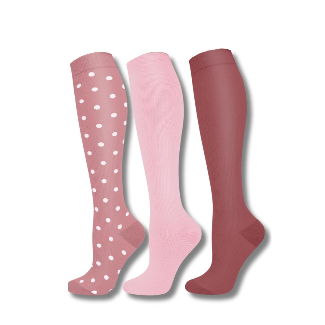 Compression Knee High Socks for Sports and Travel