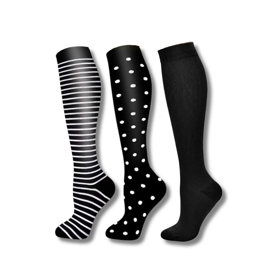Compression Knee High Socks for Sports and Travel