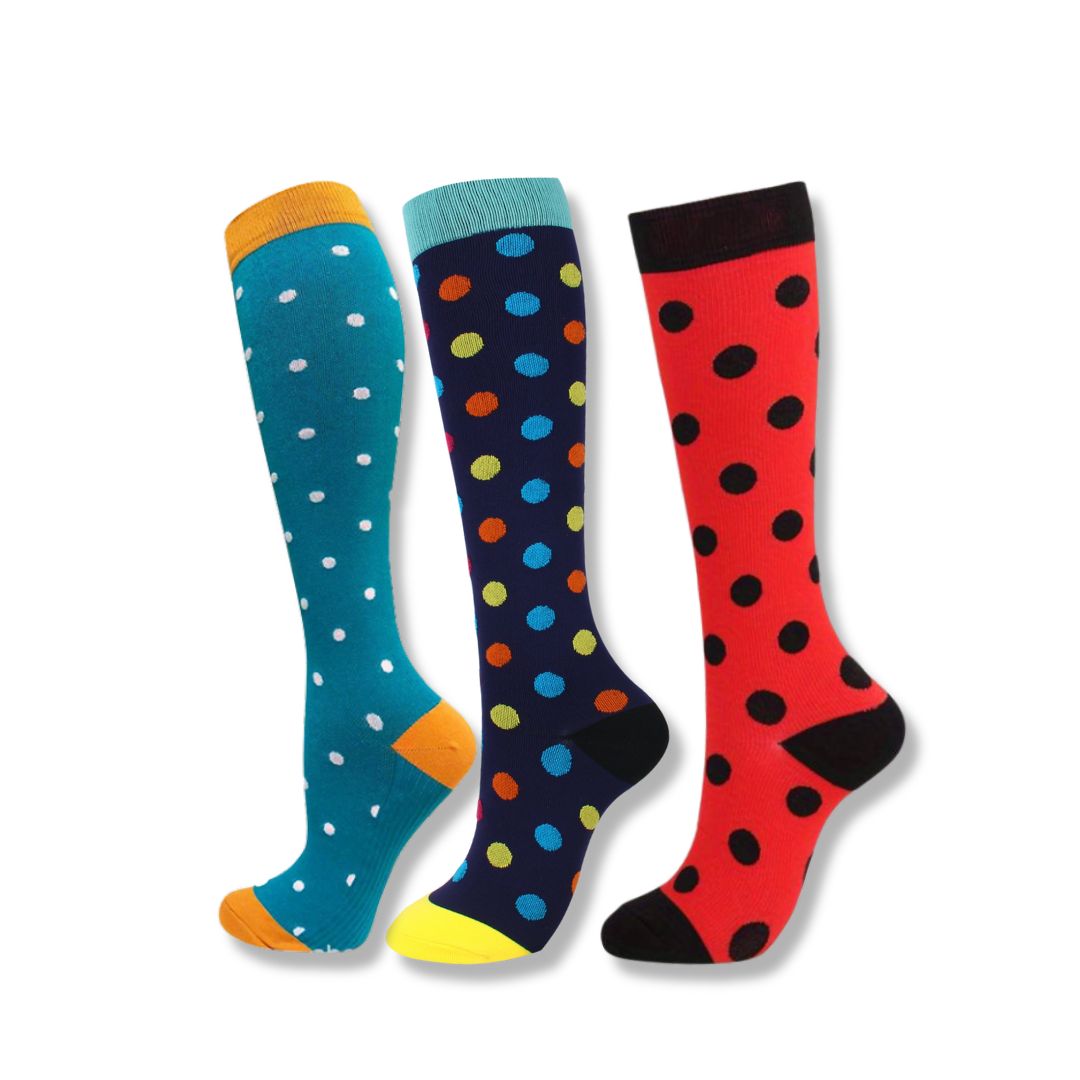 Compression Knee High Socks for Sports and Travel