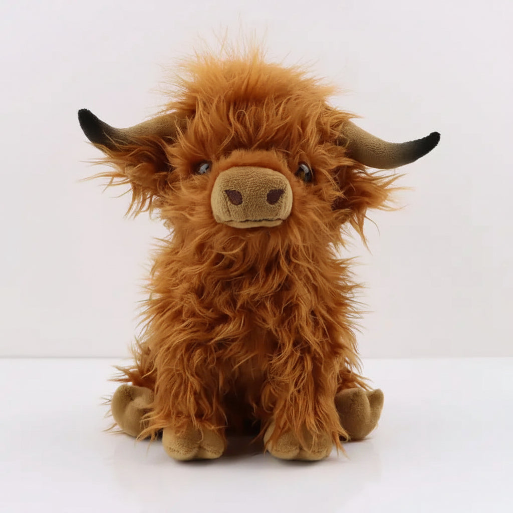 Cow Plush Toy Soft Stuffed Animal Plushie Kids Toy