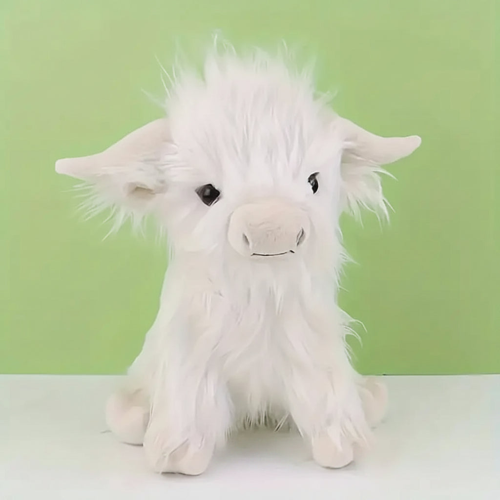 Cow Plush Toy Soft Stuffed Animal Plushie Kids Toy