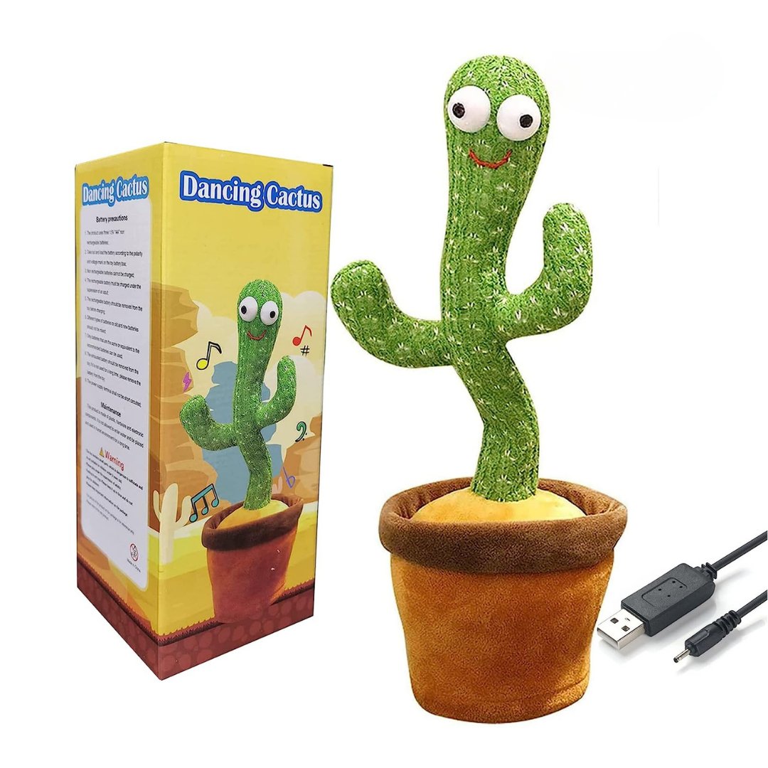 Dancing Talking Cactus Toy Interactive Musical Kids Toy