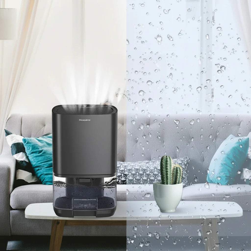 Dehumidifier Portable Quiet Compact for Bedroom Office Home Use