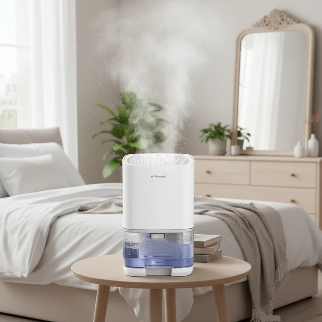 Dehumidifier Portable Quiet Compact for Bedroom Office Home Use