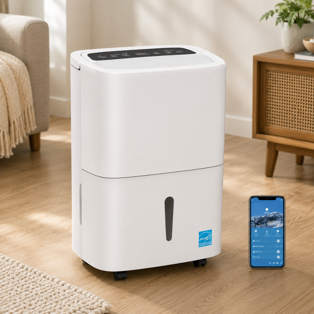 Dehumidifier Wi-Fi Pump Basement Air Moisture Remover