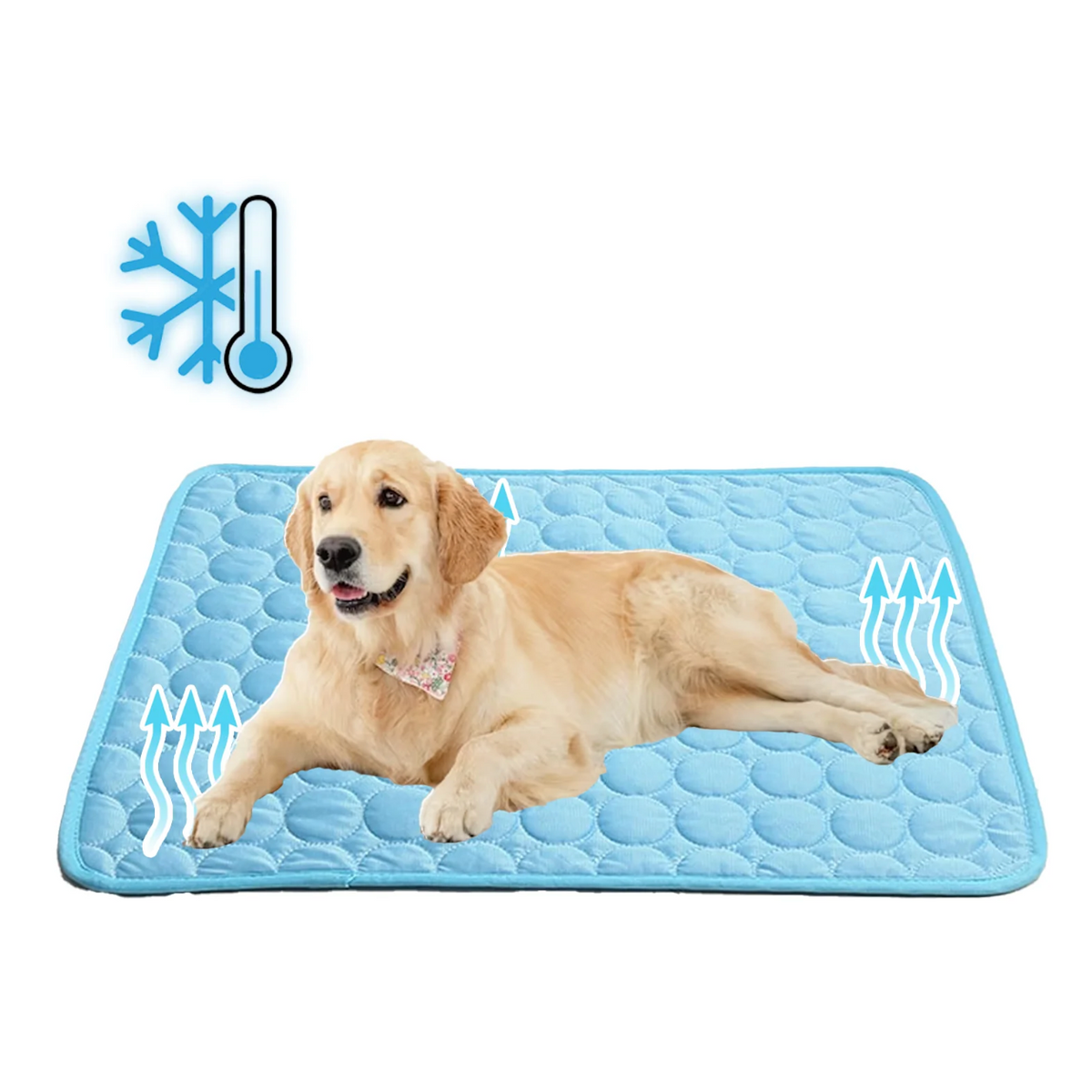 Dog Cooling Mat Pet Cooling Pad for Large Dogs Car Use