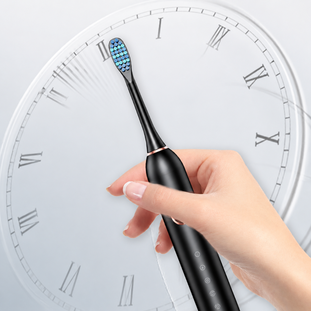 Electric Toothbrush Travel Set with Timer and Travel Case
