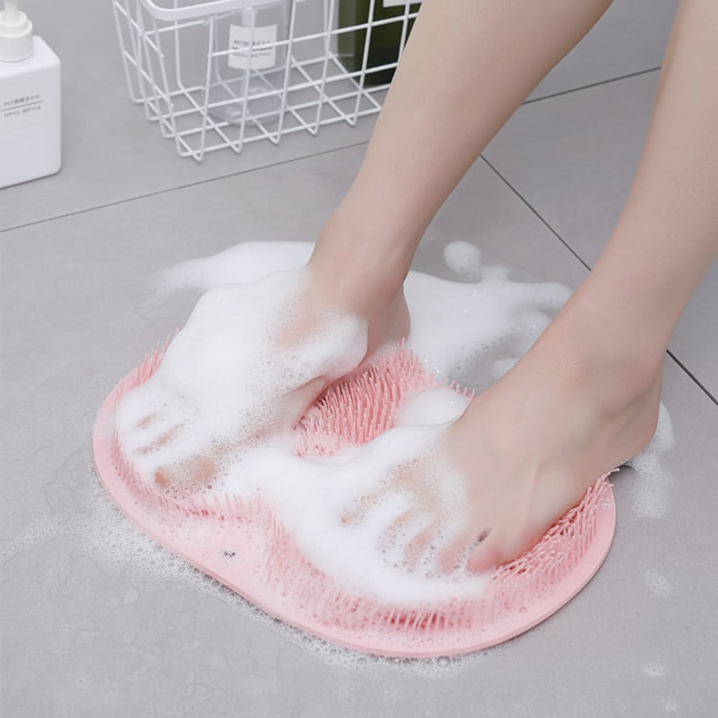 Foot Peeling Shower Mat Bathroom Foot Cleaning Mat Square