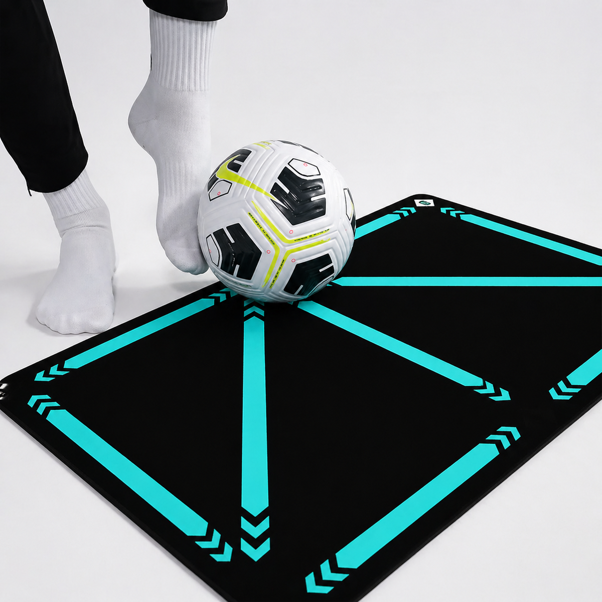 Football Training Mat Square for Dribbling Exercises