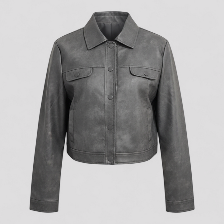 Women's Slim Leather Jacket