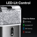 Ice Cube Maker Ice Machine Self Cleaning Countertop Ice Maker