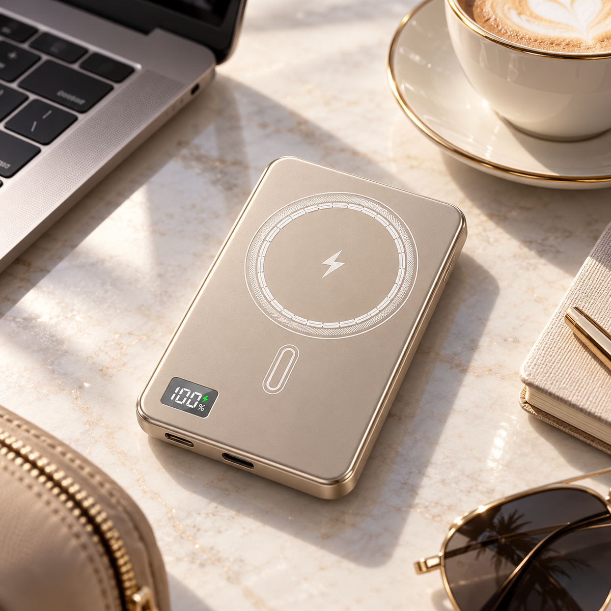 50000mAh Power Bank Magnetic Wireless Fast Charger PD 22.5W