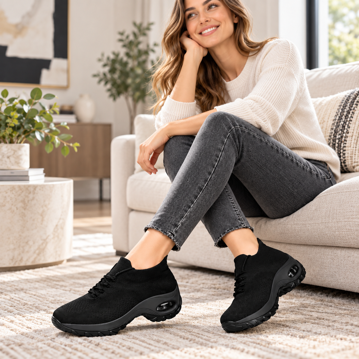 Orthopedic Shoes for Women Fashionable Arch Support Loafers UK
