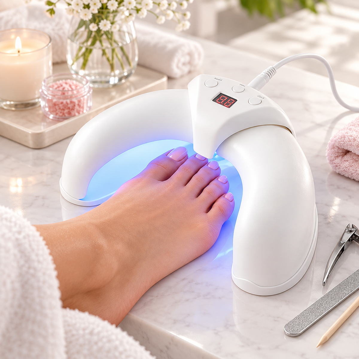 Nail Fungus Laser Device Red and Blue Light Home Treatment