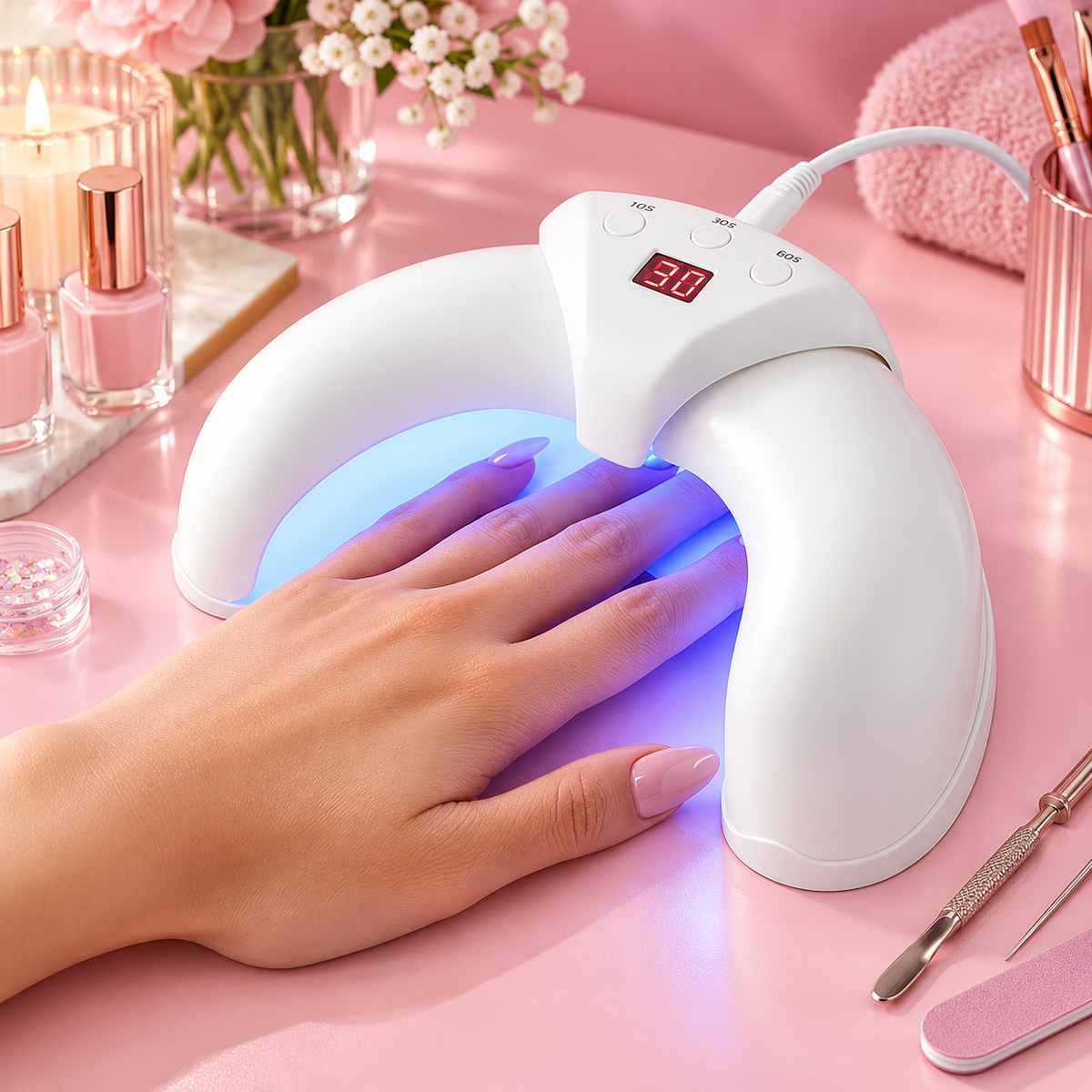 Nail Fungus Laser Device Red and Blue Light Home Treatment