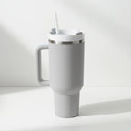 Insulated Travel Mug with Handle for Hot and Cold Drinks