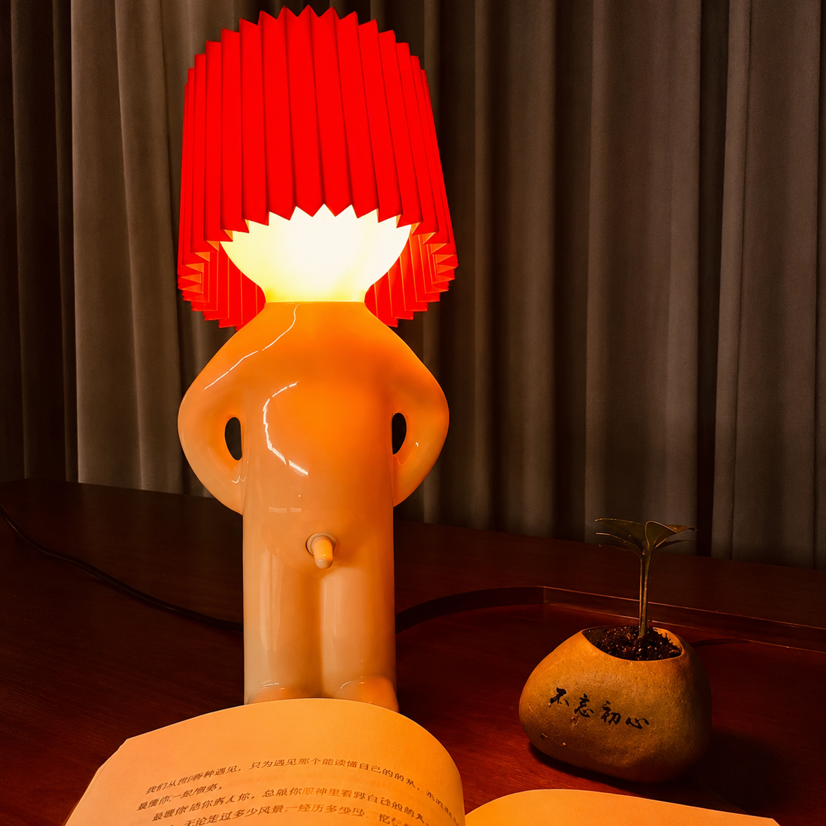 LED Spiral Table Lamp LED Bedroom Lamp