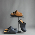 Men's Clogs with Buckle Strap Casual Footwear Shoes