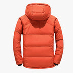 Men’s Hooded Puffer Jacket with Zip Pockets