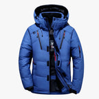 Men’s Hooded Puffer Jacket with Zip Pockets