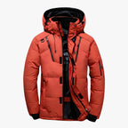 Men’s Hooded Puffer Jacket with Zip Pockets