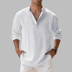 Men's Long Sleeve Lightweight Summer Shirt Casual Shirt