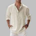 Men's Long Sleeve Lightweight Summer Shirt Casual Shirt