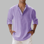 Men's Long Sleeve Lightweight Summer Shirt Casual Shirt