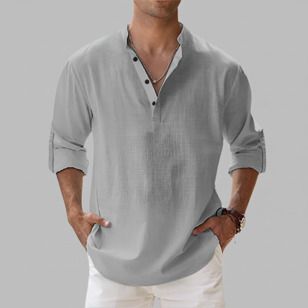 Men's Short Sleeve Casual Loose Fit Summer Shirt