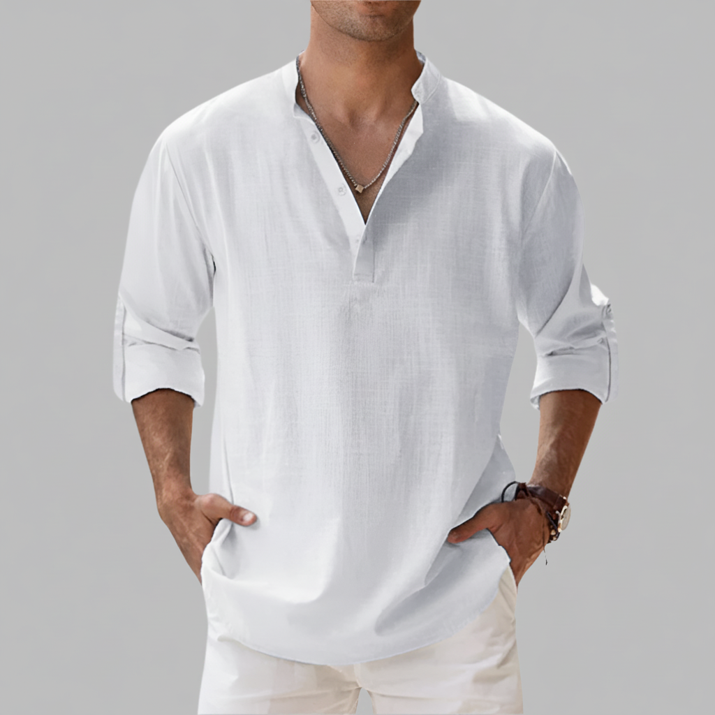 Men's Short Sleeve Casual Loose Fit Summer Shirt