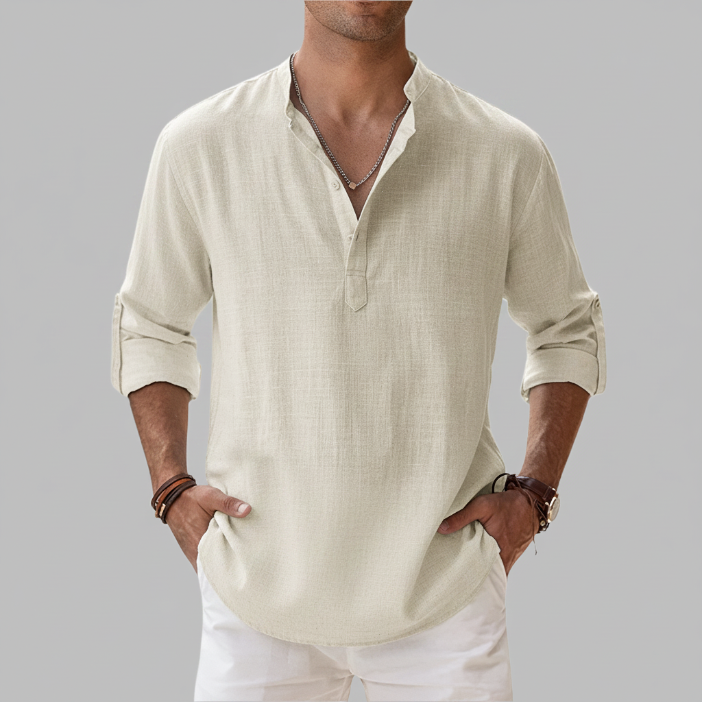 Men's Short Sleeve Casual Loose Fit Summer Shirt