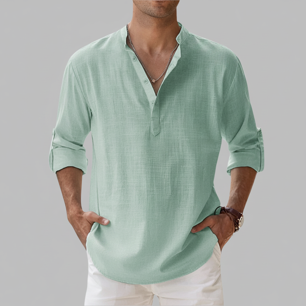 Men's Short Sleeve Casual Loose Fit Summer Shirt