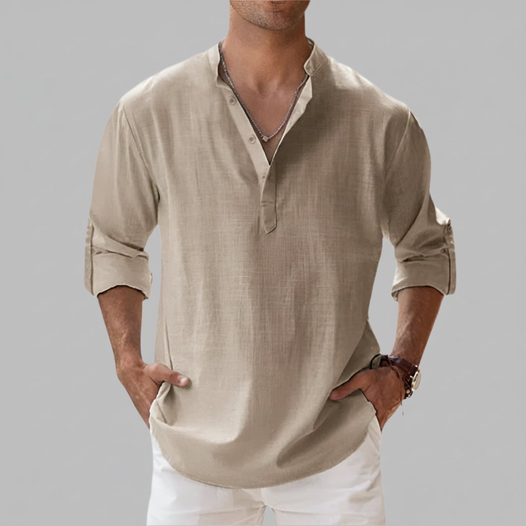 Men's Short Sleeve Casual Loose Fit Summer Shirt