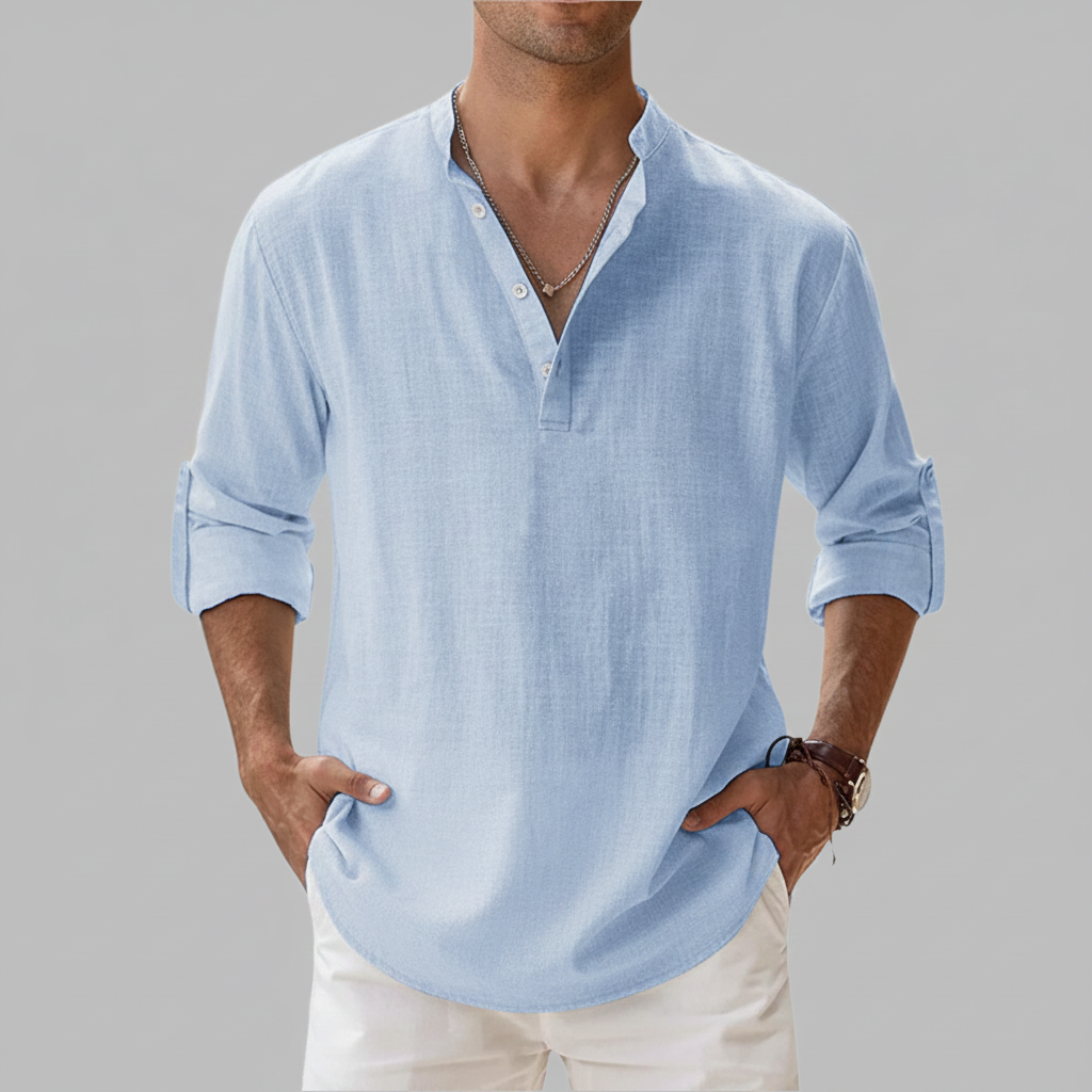 Men's Short Sleeve Casual Loose Fit Summer Shirt