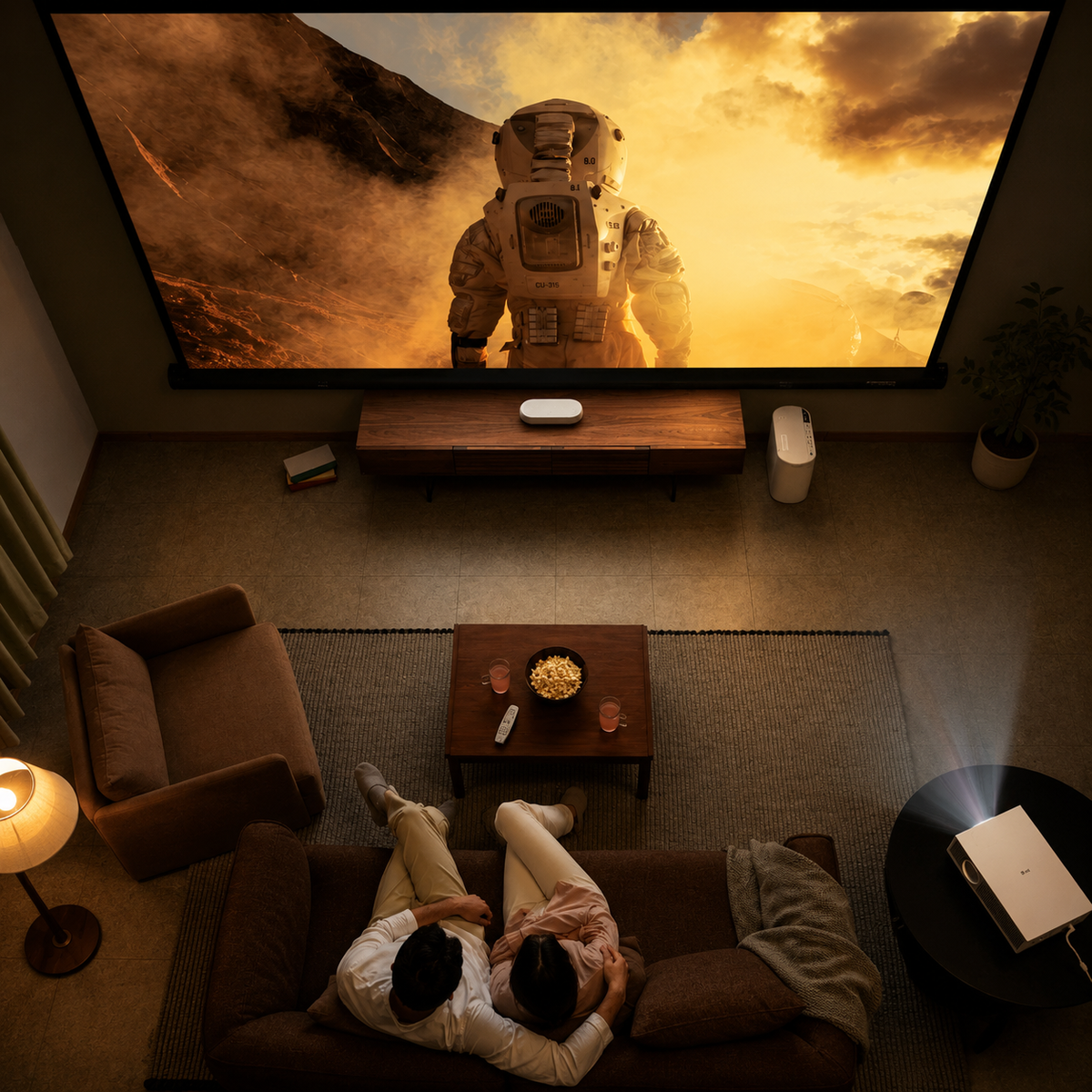 Mini Portable Home Cinema Projector 1080p LED Projector
